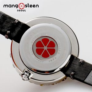 Đồng hồ nữ MS512E MANGOSTEEN SEOUL Hàn Quốc dây da (Xanh đen)